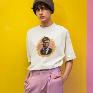 Shelby Inferno – Baskılı Oversize Erkek Tişört