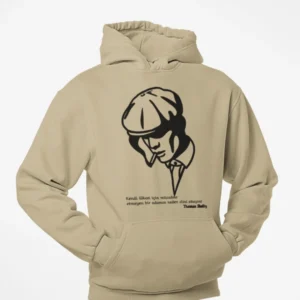 Kara Kalem Thomas Shelby Kapüşonlu Sweatshirt